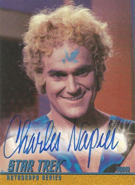 Star Trek Original Series Season 3: A81 Charles Napier “Adam” Autograph ...