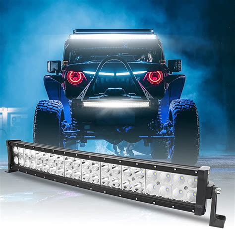 Willpower Inch Curved Led Light Bar W Double Spot Flood Combo Led