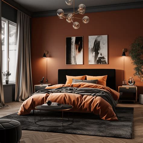 Black And Rust Bedroom Ideas Hearthandpetals