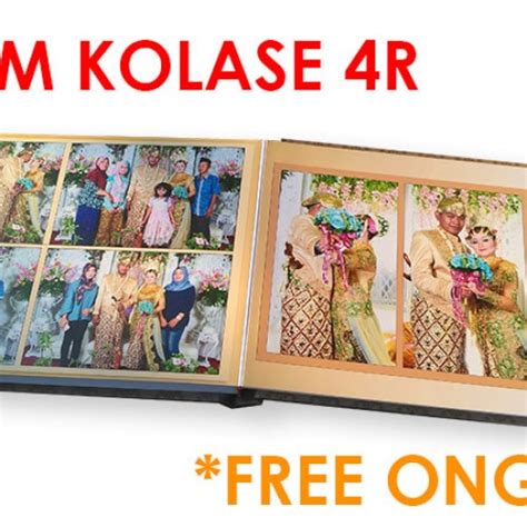 Jual CETAK ALBUM FOTO KOLASE 4R Kota Tangerang HK Studio Foto