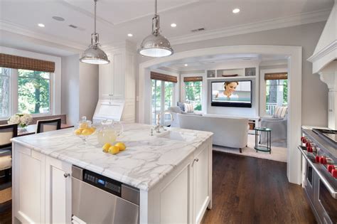 White Kitchen With Calacatta Quartz Atelier Yuwa Ciao Jp