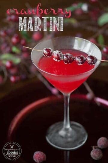 Cranberry Martini Self Proclaimed Foodie