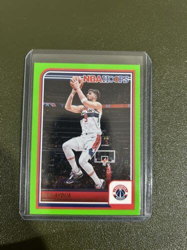 Deni Avdija Panini Nba Hoops Neon Green Washington Wizards