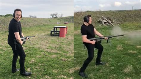 Elon Musk Shares Video Of Hip Firing Several Rounds Of His Assault