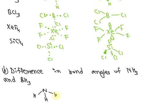 Solved A Draw The Lewis Structures And Molecular Shapes Of Nh3 Bh3