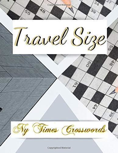 Travel Size Ny Times Crosswords: Beginners Crossword Puzzle Books For Adults, Luck Easy ...