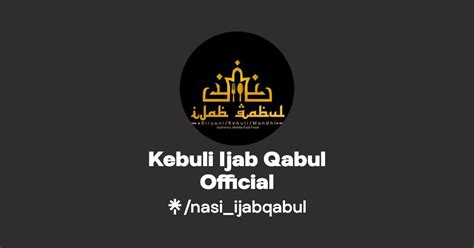 Kebuli Ijab Qabul Official Instagram TikTok Linktree