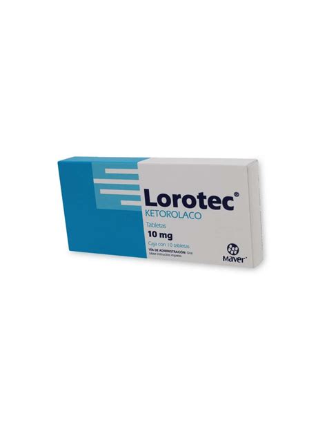 LOROTEC 10 TAB 10 MG