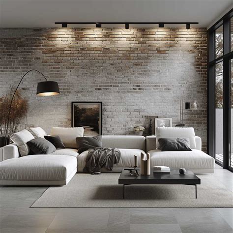 Innovative Gray Brick Wall Ideas For Contemporary Homes K