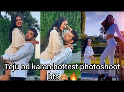 Tejasswi Prakash Nd Karan Kundra Hottest Photoshoot Bts Video They