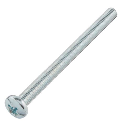 Everbilt M X Mm Zinc Pan Head Phillips Drive Machine Screw