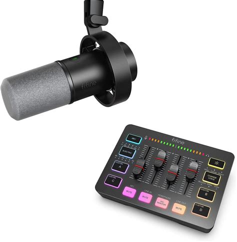 Micr Fono Din Mico Xlr Usb Y Mezclador De Audio Para Juegos Mezclador