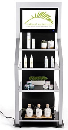 Digital Merchandising Retail Shelving Unit 215 Inch Lcd Screen