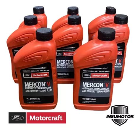 Aceite Transmisión Atf Mercon V Motorcraft 946 Ml X 8 Unid Cuotas