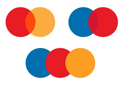 Red Blue Orange Sphere Logo