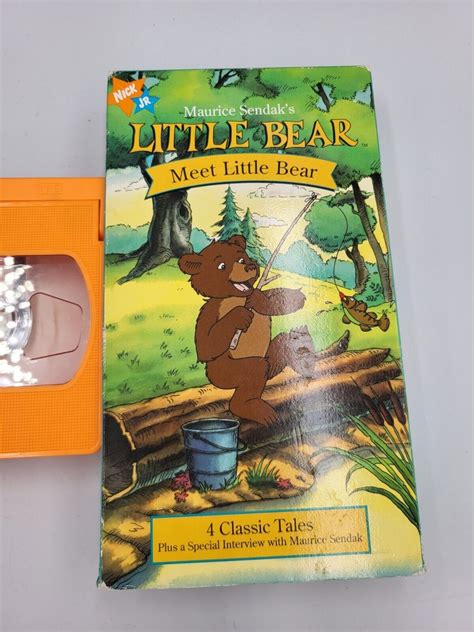 Little Bear Meet Little Bear Vhs Original Release Orange Tape Etsy