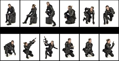 Artstation X300 Sci Fi Soldier Pose Reference Pack Resources