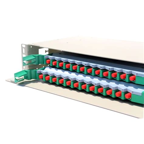 Kolorapus U Fiber Optic Patch Panel Odf Core Port Rack Mount Fibra