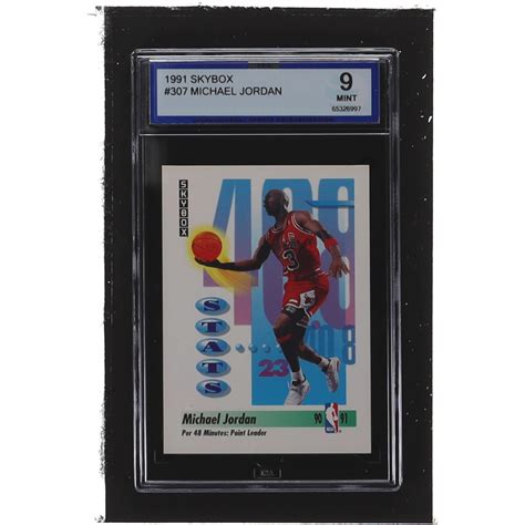 Michael Jordan 1991 92 SkyBox 307 Points ISA 9 Pristine Auction