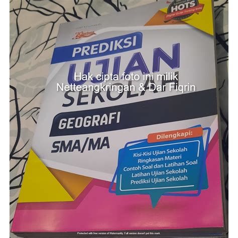 Jual Prediksi Ujian Sekolah Geografi Sma Ma K Rev Hots