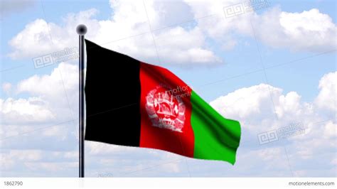 Animated Flag Of Afghanistan Stock Animation | 1862790