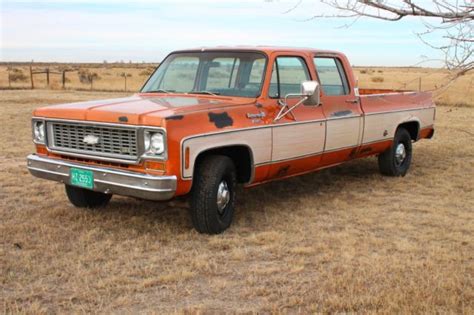 Chevy Cheyenne Super C Crew Cab Truck K Miles Survivor