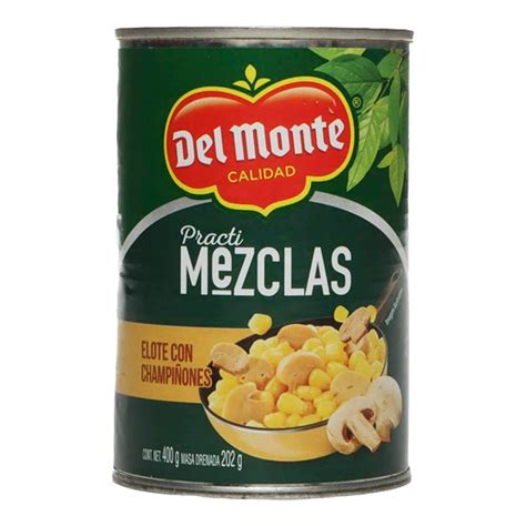 Elote con champiñones Del Monte practimezclas 400 g Walmart