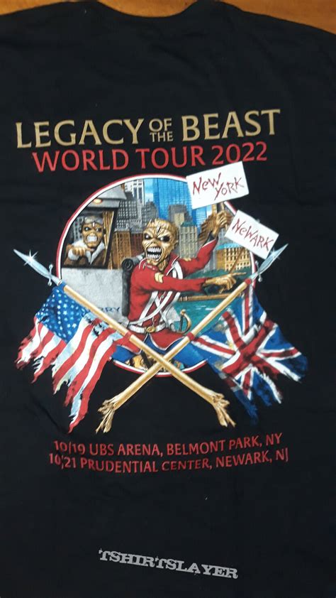 Iron Maiden Lotb New York Event Tour Tshirtslayer Tshirt And