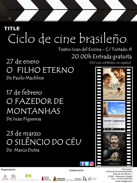 Ciclo De Cine Brasile O Servicio De Actividades Culturales De La