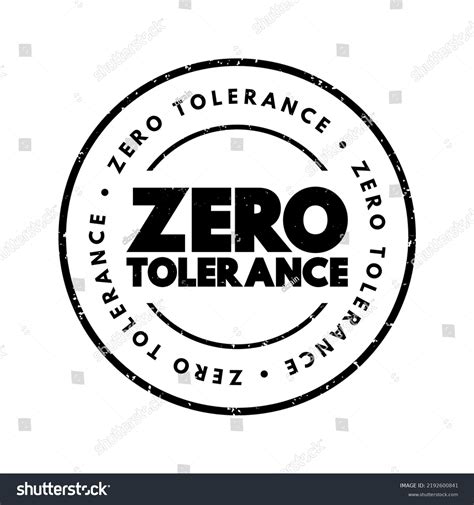 Zero Tolerance Over 1058 Royalty Free Licensable Stock Vectors