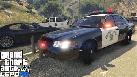 Gta 5 Lspdfr Police Mod 110 California Highway Patrol Chp Ford