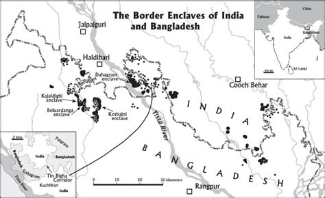 The Border Enclaves Of India And Bangladesh Download Scientific Diagram