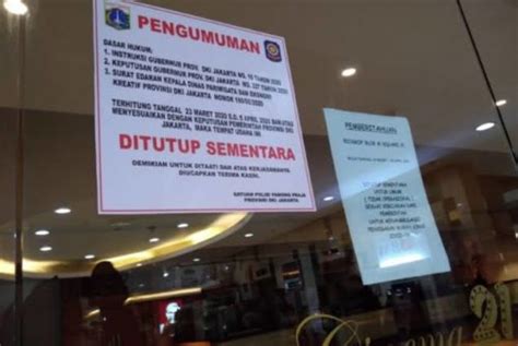 Pemprov Dki Perpanjang Penutupan Sementara Operasional Industri Pariwisata