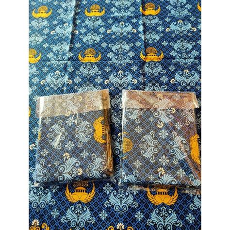 Jual Kain Batik Korpri New 2022 Bahan C 40s Shopee Indonesia