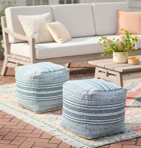 Indoor/Outdoor Pouf | Rejuvenation