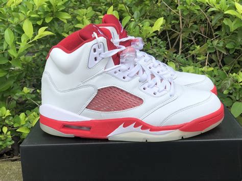 Mens Air Jordan 5 Pink Foam Gym Red