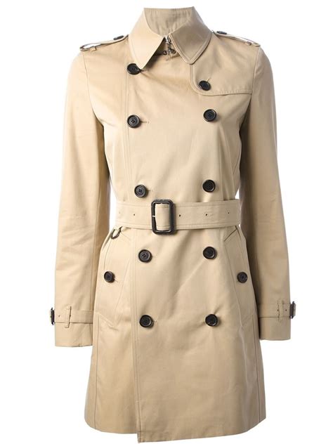 Burberry Buckingham Trench Coat In Natural Lyst