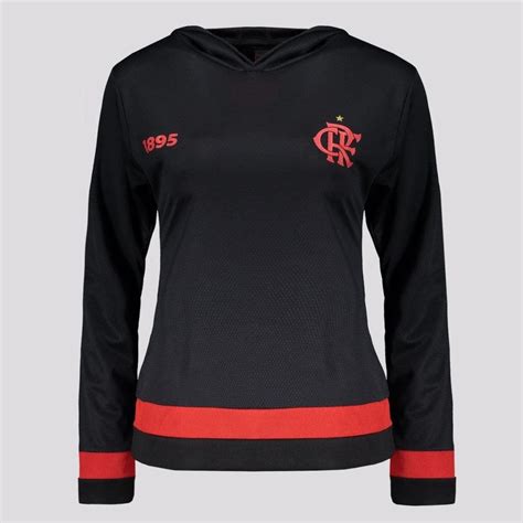 Blusa do Flamengo Tron Manga Longa Feminina em Promoção Centauro