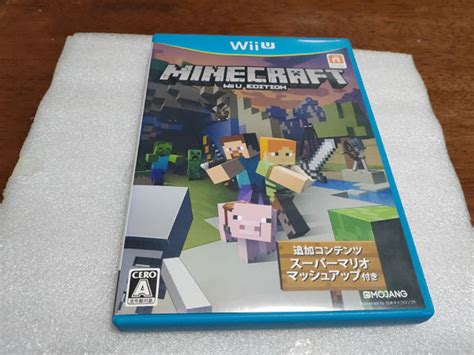 Yahoo オークション Wii U マインクラフト MINECRAFT WiiU EDITION