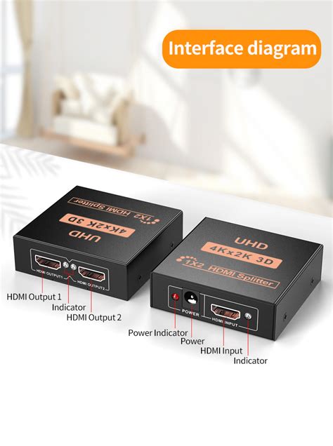 K Mini Port Hdmi Splitter X Video Switch Splitter Support K X K