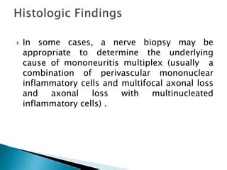 Mononeritis multiplex | PPT