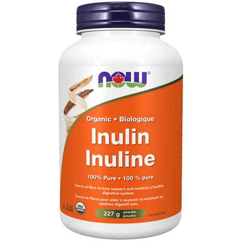 Inulin Powder, Organic - Now Foods Canada