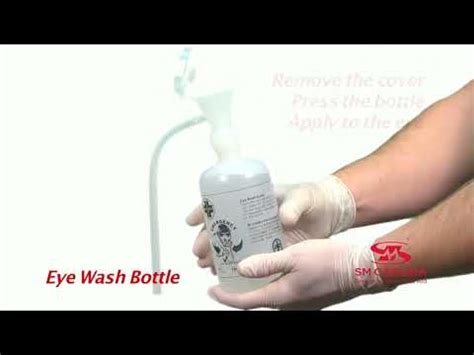 How To Use Portable Eye Wash Bottle Youtube