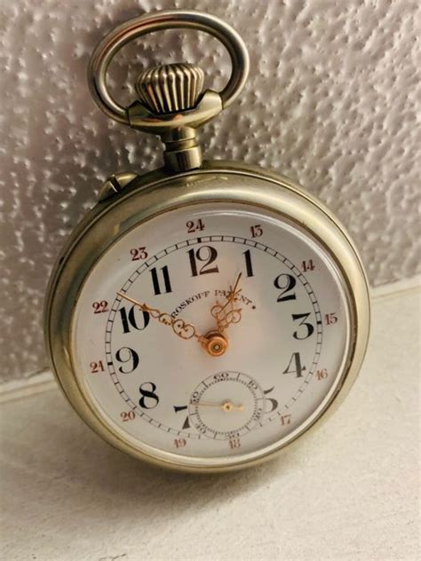 Roskopf Patent Pocket Watch NO RESERVE PRICE 64669 Unisex 1901