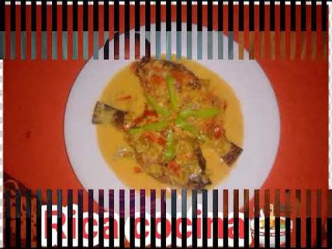 Rica Receta De Pescado En Salsa De Coco YouTube