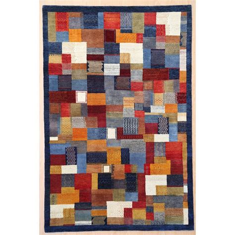 Latitude Vive Chisdock Nomad Hand Knotted Wool Multi Coloured Rug