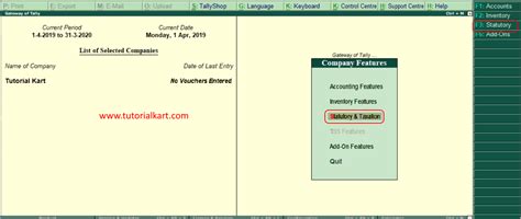 How To Activate Gst In Tally Enable Gst In Tally Erp