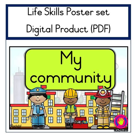 My Community Life Skills Theme Digital Teachakid