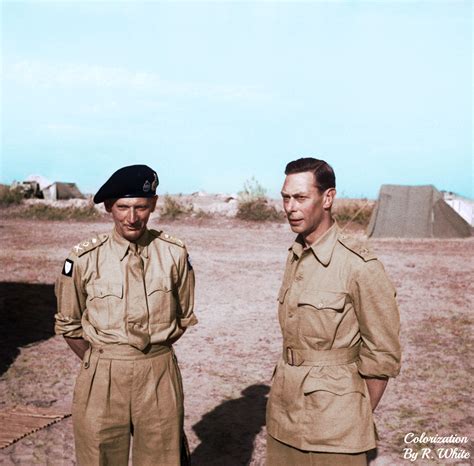 His Majesty King George Vi And Field Marshal Bernard Law Montgomery