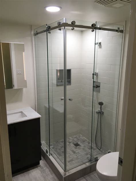 What Is The Standard Size Of A Frameless Glass Shower Door At Ellen